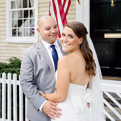 Essex Yacht Club Wedding 
Kara & Josh are Married: A Sneak Peek